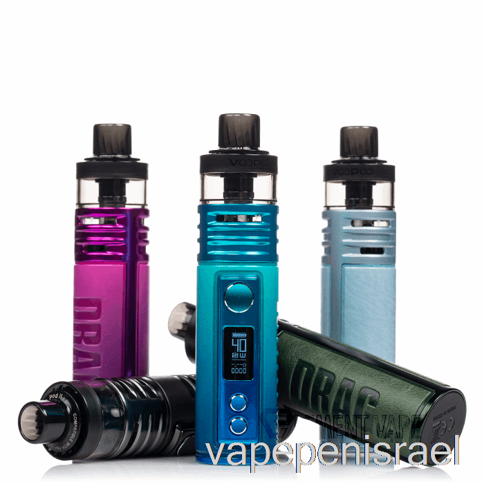 חד פעמי Vape Israel Voopoo Drag H40 Pod Mod Kit ורוד